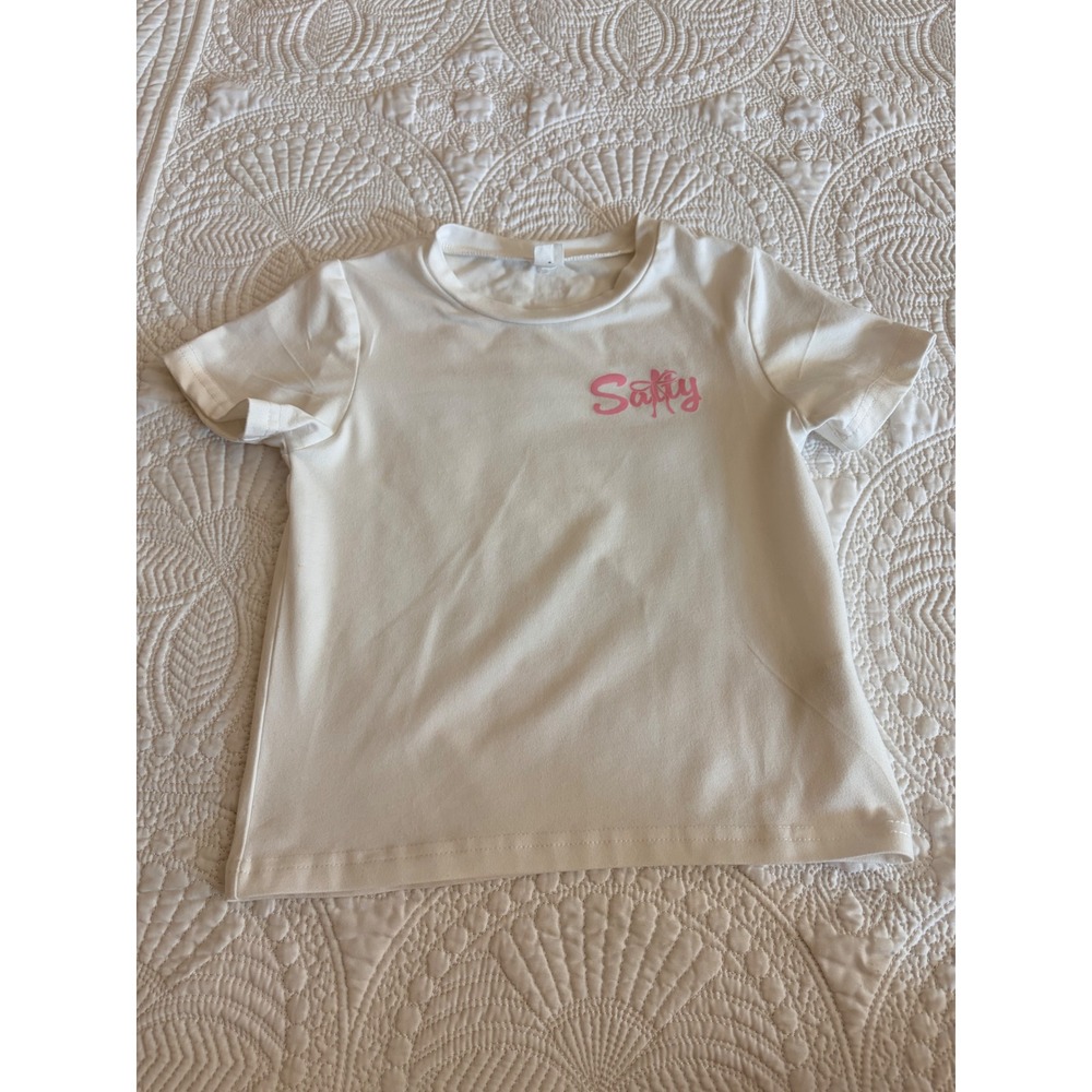 *4 for $20 Mix&Match" SHEIN Girls Graphic Tee Salty Beach Summer T-Shirt Size 5Y - Picture 2 of 6